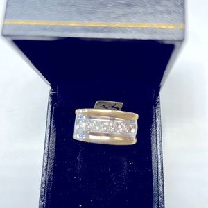 Diamonds 14K Solid Gold Ring